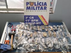PM age rápido e impede furto milionário em joalheria neste domingo(29) em cidade do Nortão de MT