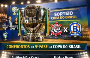 CBF sorteia confrontos da quinta fase da Copa do Brasil
