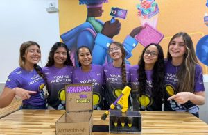 Meninas de MT criam ‘pincel inteligente’ e vão representar o Brasil em mundial de robótica nos EUA.VÍDEO