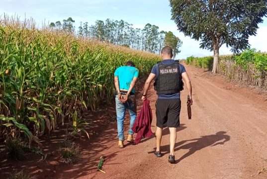 Fuga de envolvidos após assalto no Nortão termina em capotamento na MT-208 e suspeitos são presos. VÍDEO