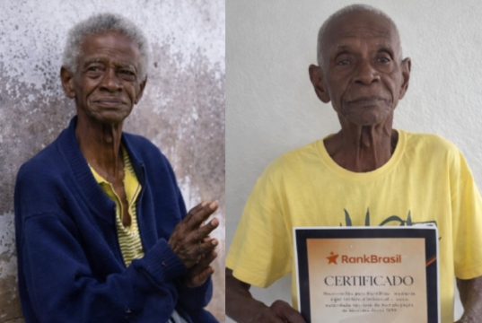 Superidoso de 118 anos entra para o livro dos recordes como o homem mais velho do Brasil