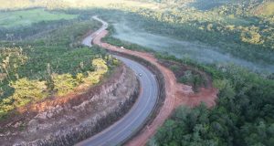 BR-163 terá bloqueio total no Nortão de MT para detonação de rochas nesta quarta-feira(27)