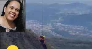 VÍDEO: Bombeiros resgatam viva mulher que foi jogada no penhasco pelo ex; ele foi preso