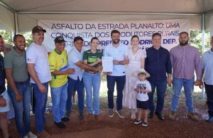 ESTRADA PLANALTO: Colíder inicia maior obra de pavimentação rural de sua história com investimento de R$ 10 milhões