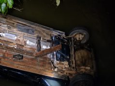 NORTÃO MT: casal morre e criança sobrevive após veículo despencar de ponte e afundar em rio
