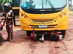 NORTÃO MT: acidente envolvendo ônibus da APAE tira a vida de mulher