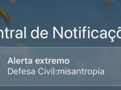 Polícia Federal vai investigar falso alerta enviado pela Defesa Civil