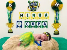 Bebês prematuros internados em UTIs ganham ensaio fotográfico lindo da Copa do Mundo; veja