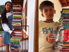 Menina brasileira de 11 anos já leu 150 livros. O irmão de 7 anos, 90 livros; vídeo
