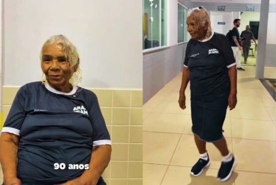 VÍDEO: Idosa de 90 anos entra na escola e conta por que tem vergonha de ser analfabeta