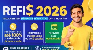 Em dívida com o município? Prefeitura de Colíder facilita regularização com desconto de até 100% nos encargos