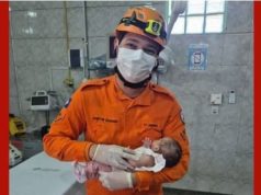 Ação rápida dos Bombeiros salva recém-nascida após engasgo