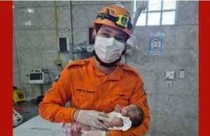 Ação rápida dos Bombeiros salva recém-nascida após engasgo