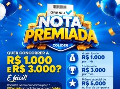 Nota Premiada Colíder incentiva cidadãos e distribui prêmios em dinheiro; saiba como concorrer de um três mil