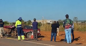 BR-163/NORTÃO MT: homem morre após caminhonete ser atingida por carretas