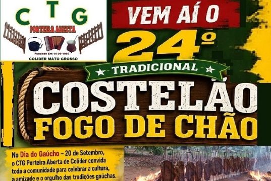 Muito além do churrasco: Costelão Fogo de Chão do CTG de Colider celebra história, tradição, cultura e união