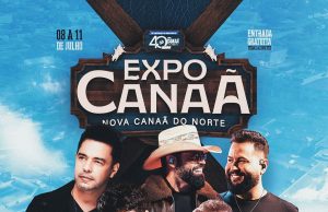 Nova Canaã do Norte vive clima de festa: ExpoCanaã começa hoje com Zezé Di Camargo