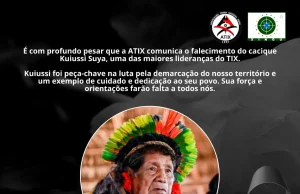 Xingu perde o Cacique Kuiussi Suyá: liderança histórica e sobrinho de Raoni deixa legado de coragem e defesa dos povos indígenas