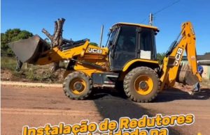 Prefeitura de Colíder instala redutores de velocidade para reforçar a segurança na comunidade Nova Galileia;vídeo