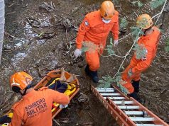 CBM resgata homem após queda de aproximadamente quatro metros de altura