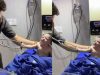 Bebê segura estetoscópio do médico com força logo após nascer e vídeo diverte a internet