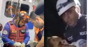 MILAGRE! Criança de 3 anos é resgatado após passar 6 dias soterrado sob os escombros de terremoto na Venezuela