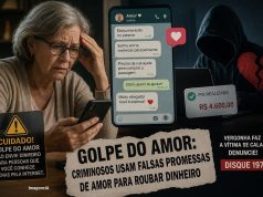 Golpe do amor faz mais uma vítima; criminosos exploram a solidão e a confiança para roubar dinheiro