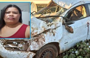 NORTE MT: companheiro foge após capotamento que matou mulher na tarde deste domingo