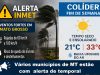 Fim de semana em Colíder será de tempo firme, mas alerta meteorológico acende atenção de temporal para várias cidades de MT