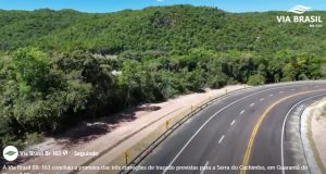 BR-163 mais segura: primeira correção de traçado é finalizada em Guarantã do Norte