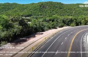 BR-163 mais segura: primeira correção de traçado é finalizada em Guarantã do Norte