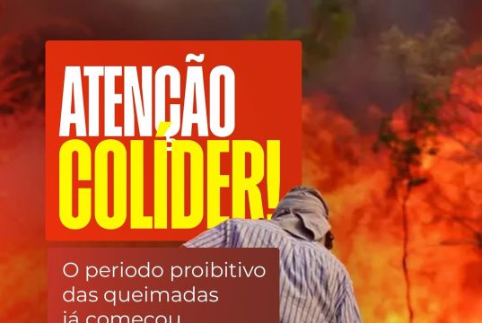 Colíder entra em alerta: uso do fogo está proibido até 30 de novembro