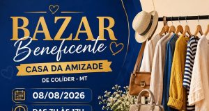 NESTE SÁBADO(08) EM COLIDER! Bazar da Casa da Amizade terá lindas roupas e acessórios com preços à partir de R$ 2,00