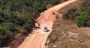 Com obras na estrada Abacaxi Quebrado, Colíder chega a oito serras rebaixadas pela Secretaria de Infraestrutura