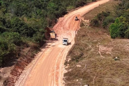 Com obras na estrada Abacaxi Quebrado, Colíder chega a oito serras rebaixadas pela Secretaria de Infraestrutura