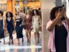 5 mulheres pretas caminham juntas no shopping e fazem todo mundo parar para olhar; vídeo