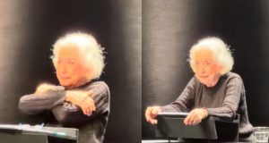 60 ANOS DO TEATRO CASA GRANDE: atriz Fernanda Montenegro chora; vídeo