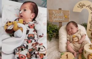 Bebê Noah, dado como morto, deixa a UTI, respira sem aparelhos e já recebe visitas