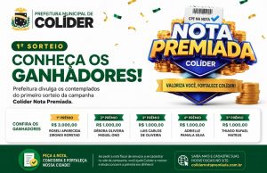 Prefeitura de Colíder divulga os primeiros ganhadores da campanha Nota Premiada; confira aqui