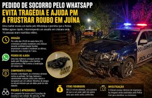 Mulher pede socorro pelo WhatsApp e PM interrompe roubo com 14 reféns em MT na noite de ontem(31)