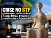 Crise no STF ganha repercussão nacional e expõe tensão, divisões e pressão sobre a Suprema Corte