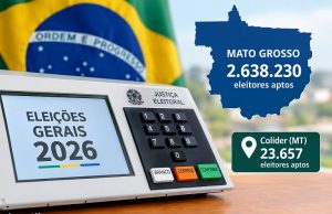 Mato Grosso chega a 2,6 milhões de eleitores; Colíder tem 23,6 mil aptos a votar