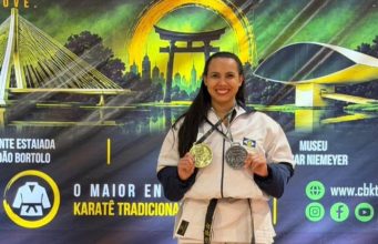 Atleta de MT conquista ouro e prata no Brasileiro de Karatê e mira Mundial no Egito