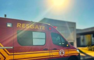 NORTE MT: Corpo de Bombeiros socorre trabalhador que caiu da altura de 5 metros de telhado em construção