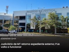 Depois de mais de uma semana de indisponibilidade site do TJMT volta ao ar