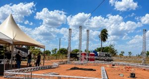 Trabalhador morre eletrocutado durante montagem de estrutura para realização de evento em MT
