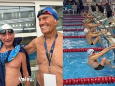 Lendas da natação brasileira têm 101 e 97 anos e ainda estão na competição; vídeo