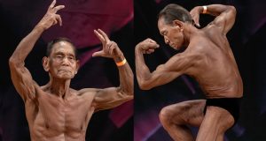 Fisiculturista de 90 anos vence campeonato no Japão e diz: “Quero chegar aos 130”