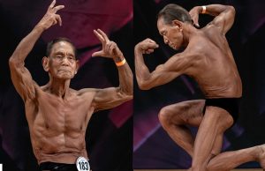 Fisiculturista de 90 anos vence campeonato no Japão e diz: “Quero chegar aos 130”