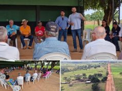 Prefeito Benassi reúne comunidade de Nova Galileia e empreiteira para detalhar pavimentação da MT-410